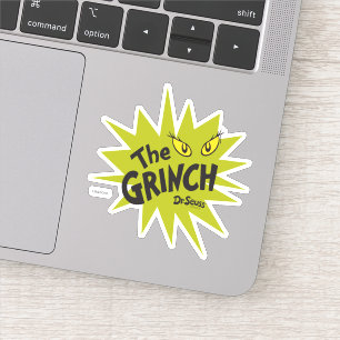Sticker Classic The Grinch Green Starburst