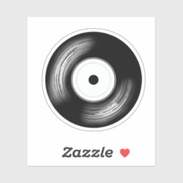 Sticker Classic Vinyl Disc