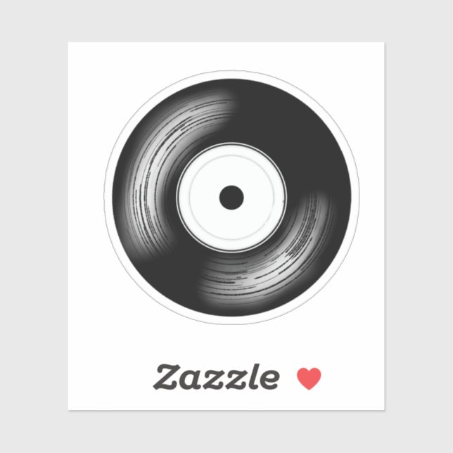 Sticker Classic Vinyl Disc (Feuille)