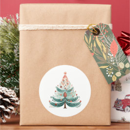 Sticker classique Arbre de Noël