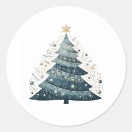 Sticker classique Arbre de Noël