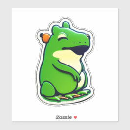 Sticker classique grenouille