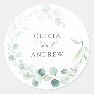 Sticker classique Mariage Eucalyptus