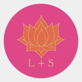 Sticker classique Mariage Mehndi élégant