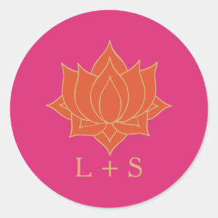 Sticker classique Mariage Mehndi élégant