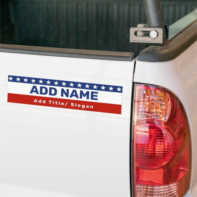 Sticker classique pour pare-chocs de campagne élec (Sur camion)