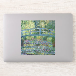 Sticker Claude Monet - Eau Lily étang, Harmonie verte