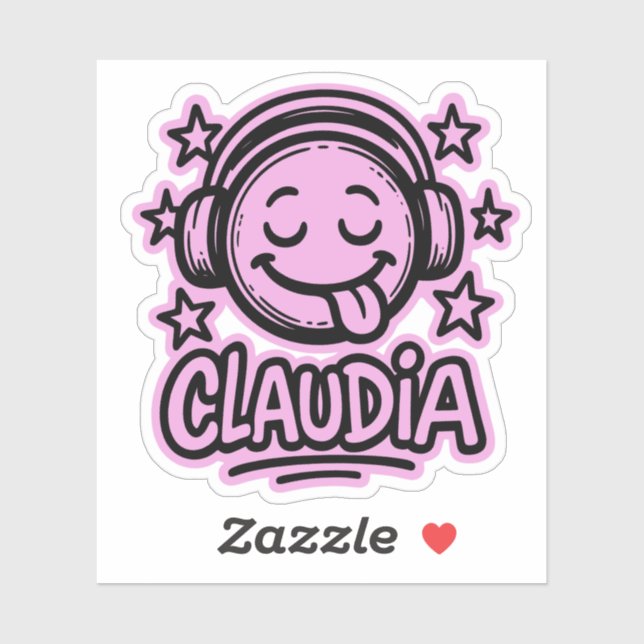 Sticker Claudia (Feuille)
