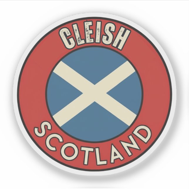 Sticker Cleish, Écosse (Devant)