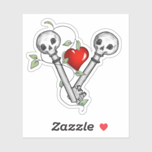 Sticker Clés squelettes