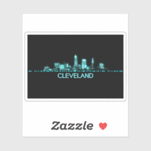 Sticker Cleveland Skyline