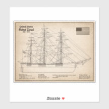 Clipper Ship Floud - Plan d'expédition SD