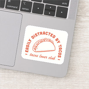 Sticker Club de amoureux de Tacos