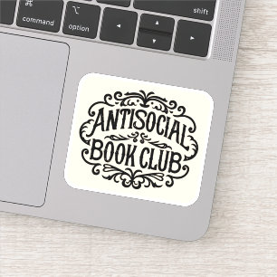 Sticker Club de livres antisociaux