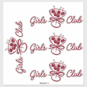 Sticker Club des Filles