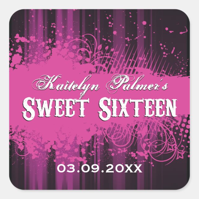 Sticker Club Flyer Look Sweet 16 (Devant)