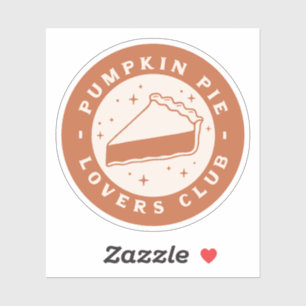 Sticker club pour les amateurs de tarte citrouille