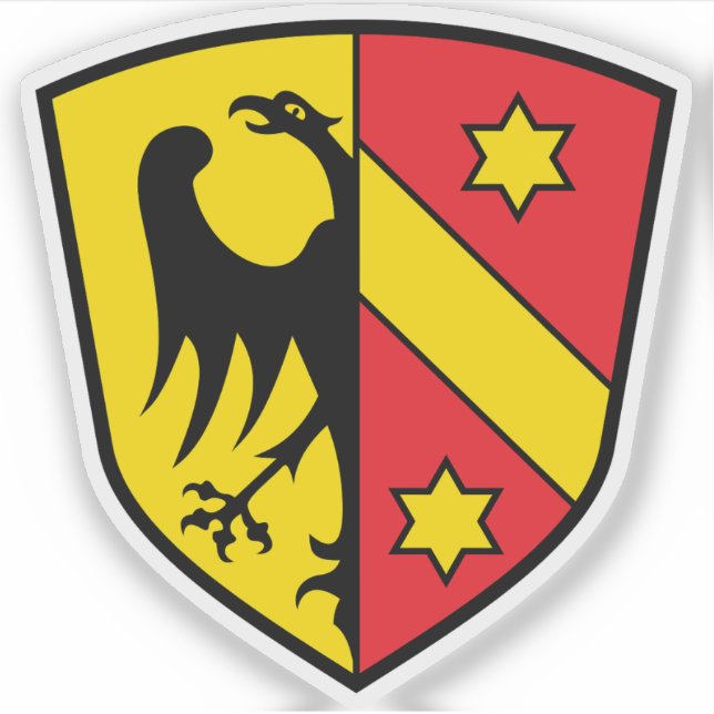 Sticker Coat of arms of Kaufbeuren, Germany (Devant)