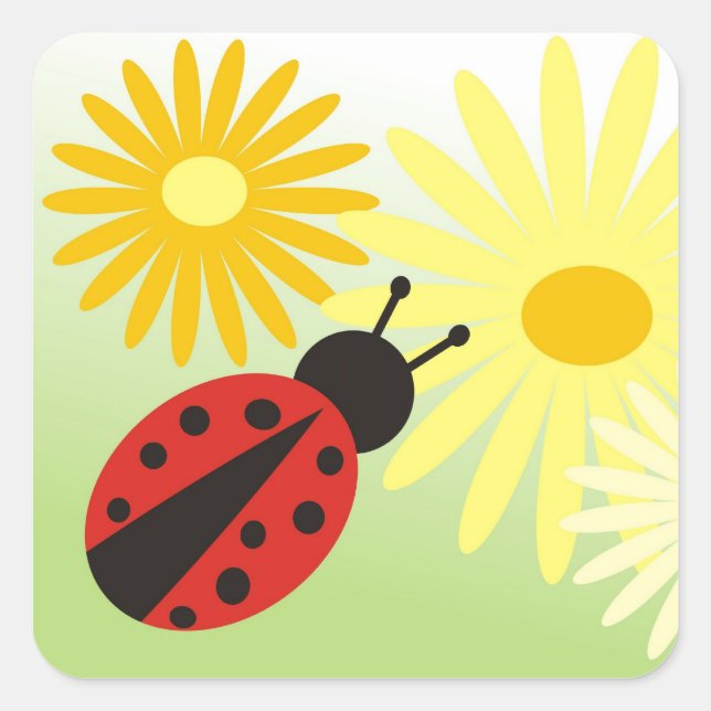 Sticker coccinelle (Devant)