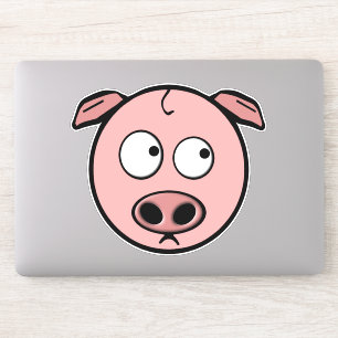 Sticker Cochon de dessin mignon