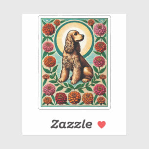 Sticker Cocker Spaniel