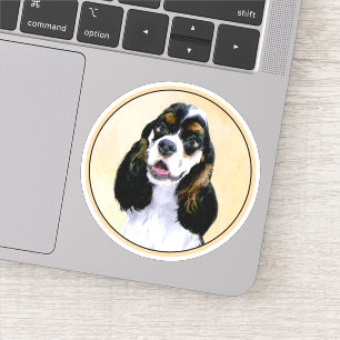 Sticker Cocker Spaniel (Parti) Peinture - Art Chien origin