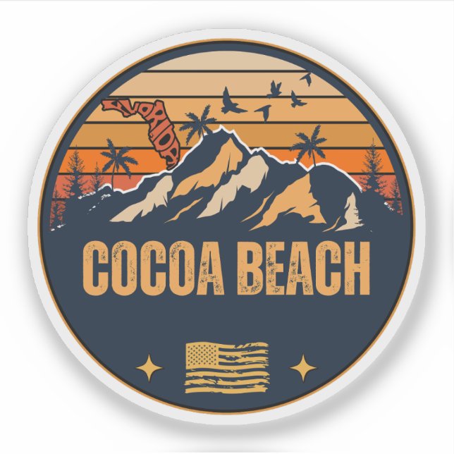 Sticker Cocoa Beach, Floride  (Devant)