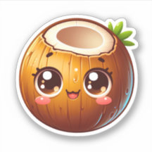 Cocotier de Cute kawaii