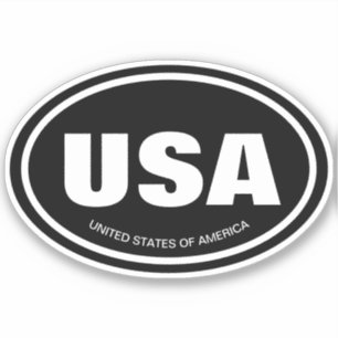 Sticker Code du pays du véhicule et abréviation de l'état