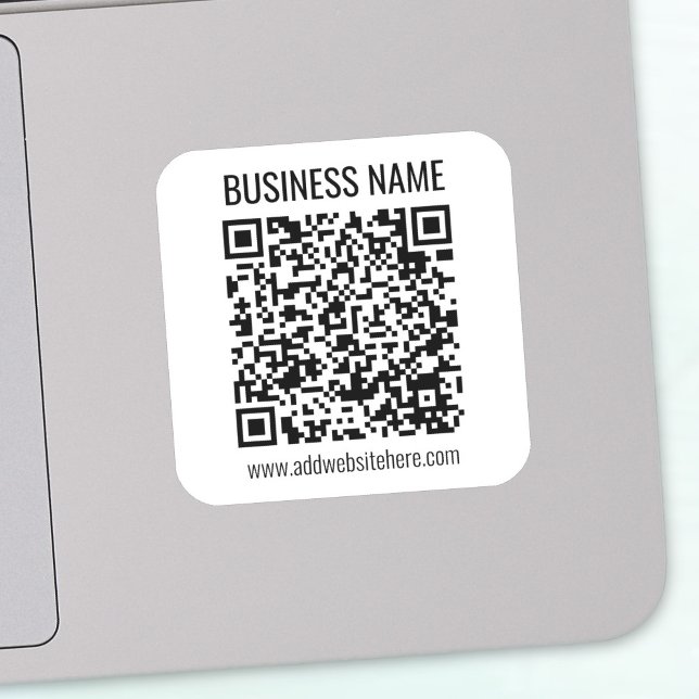 Sticker Code QR instantané (entrez l'URL de votre site Web (Créateur téléchargé)
