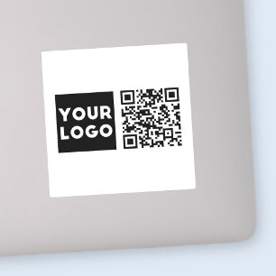 Sticker Code QR modifiable et logo ou image de votre entre