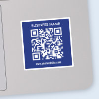 Code QR modifiable (généré instantanément) | bleu
