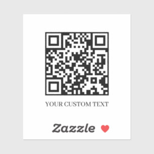 Sticker Code QR personnalisé   Téléchargez votre propre co