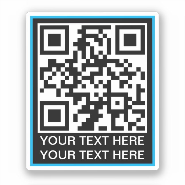 Sticker Code QR simple (Recto)