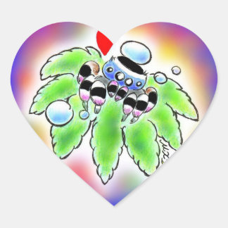 STICKER CŒUR ピーコックスパイダーちゃん