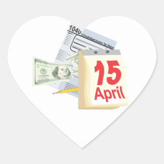 Sticker Cœur 15 avril -