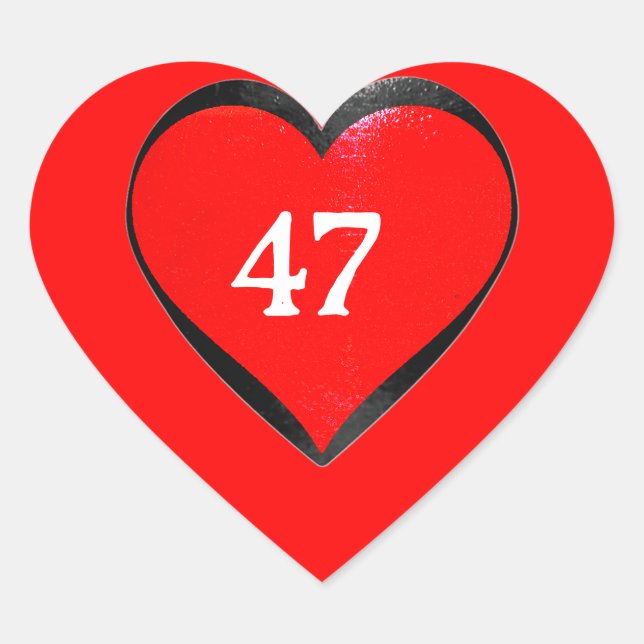 STICKER CŒUR 47 (Devant)