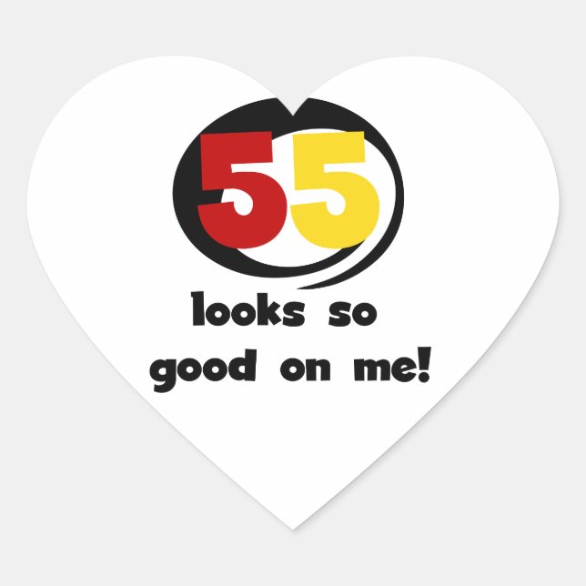 Sticker Cœur 55 Semble si bon sur moi T-shirts et cadeaux (Devant)