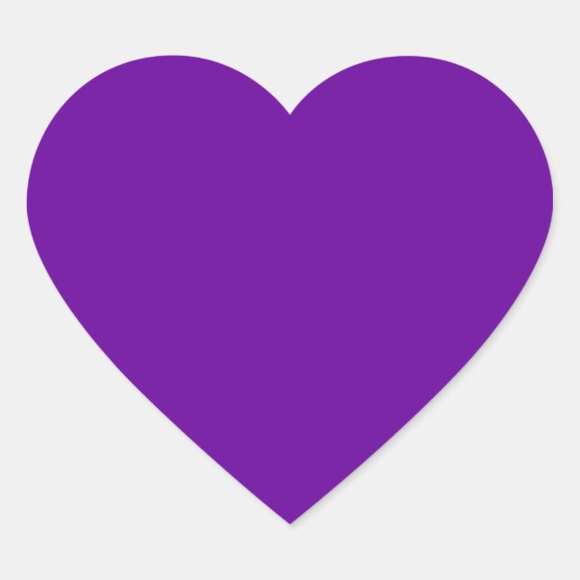 Sticker Cœur 660099 Violet (Devant)