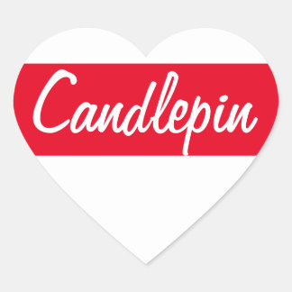 Sticker Coeur à bougie