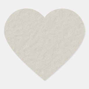 Sticker Cœur Accessoires en papier texturé beige que vous pouve