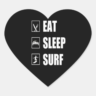 Sticker Cœur Adulte à souder| Manger le surf du sommeil