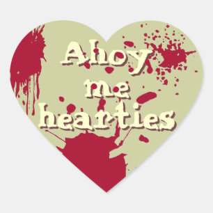 Sticker Cœur Ahoy me coeur