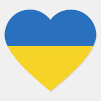 Aider l'Ukraine à drapeau