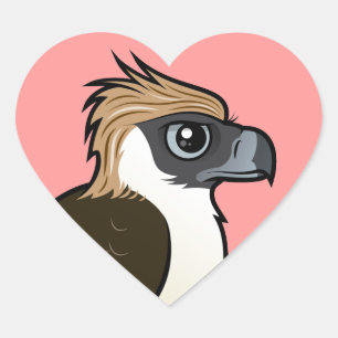 Sticker Cœur Aigle des Philippines