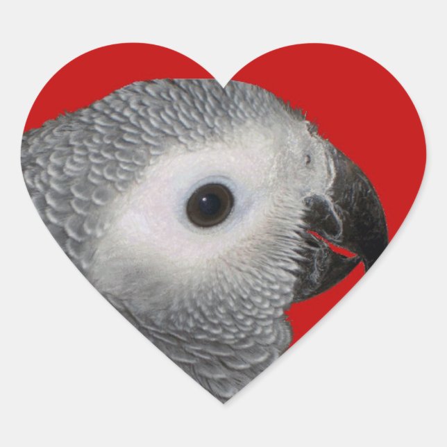 Sticker Cœur Aimer Mon Grey (Devant)