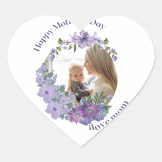 Sticker Cœur aimez votre mère