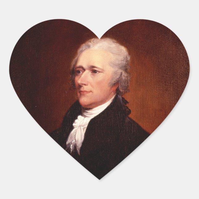 Sticker Cœur Alexander Hamilton (Devant)