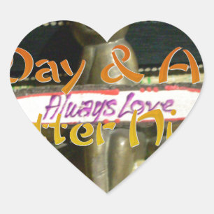 Sticker Cœur Alwaus Love Hakuna Matata Passez une bonne journée