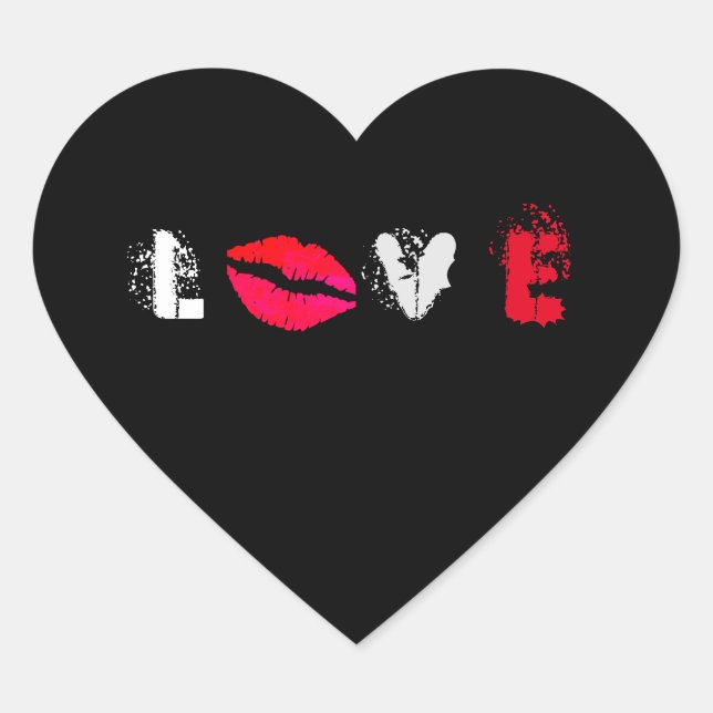 Sticker Cœur Amour (Devant)